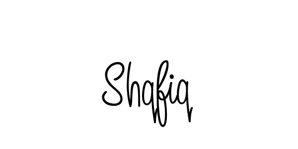 Make a beautiful signature design for name Shqfiq. With this signature (Angelique-Rose-font-FFP) style, you can create a handwritten signature for free. Shqfiq signature style 5 images and pictures png