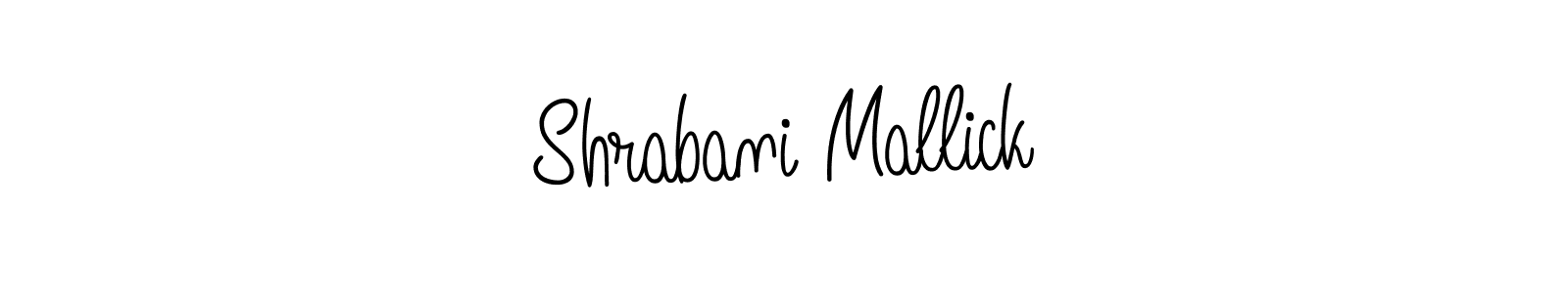 Make a short Shrabani Mallick signature style. Manage your documents anywhere anytime using Angelique-Rose-font-FFP. Create and add eSignatures, submit forms, share and send files easily. Shrabani Mallick signature style 5 images and pictures png