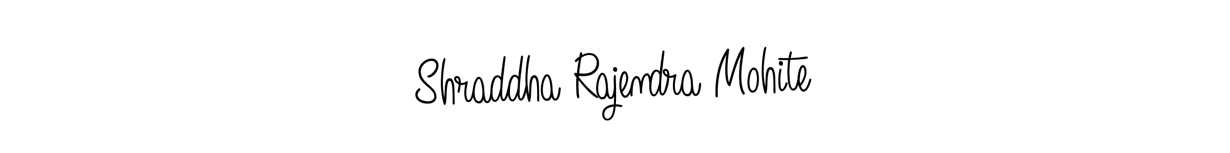 Also we have Shraddha Rajendra Mohite name is the best signature style. Create professional handwritten signature collection using Angelique-Rose-font-FFP autograph style. Shraddha Rajendra Mohite signature style 5 images and pictures png