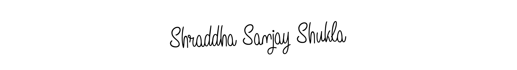 Make a short Shraddha Sanjay Shukla signature style. Manage your documents anywhere anytime using Angelique-Rose-font-FFP. Create and add eSignatures, submit forms, share and send files easily. Shraddha Sanjay Shukla signature style 5 images and pictures png