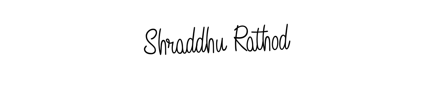 You should practise on your own different ways (Angelique-Rose-font-FFP) to write your name (Shraddhu Rathod) in signature. don't let someone else do it for you. Shraddhu Rathod signature style 5 images and pictures png