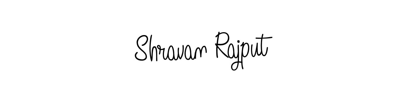 Use a signature maker to create a handwritten signature online. With this signature software, you can design (Angelique-Rose-font-FFP) your own signature for name Shravan Rajput. Shravan Rajput signature style 5 images and pictures png
