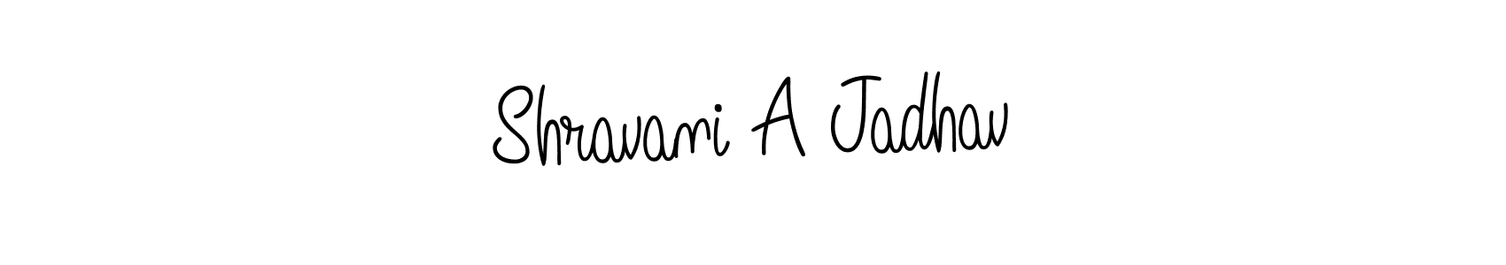 Angelique-Rose-font-FFP is a professional signature style that is perfect for those who want to add a touch of class to their signature. It is also a great choice for those who want to make their signature more unique. Get Shravani A Jadhav name to fancy signature for free. Shravani A Jadhav signature style 5 images and pictures png