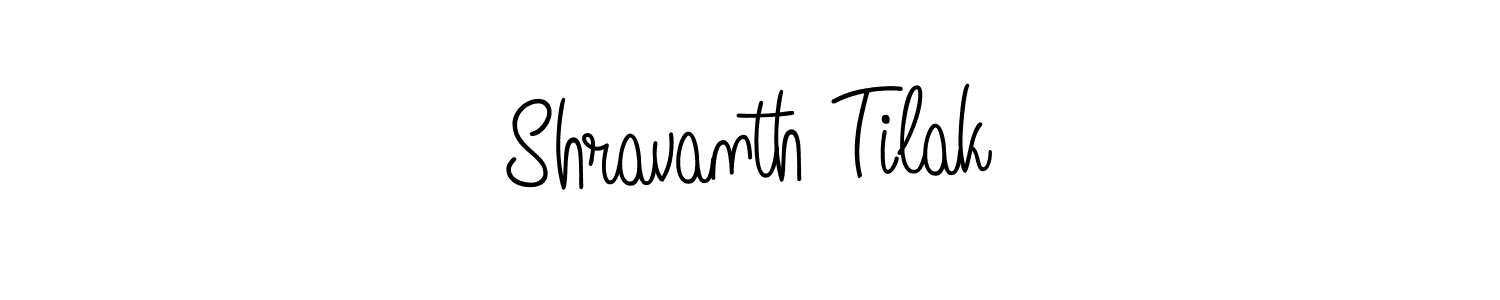 Create a beautiful signature design for name Shravanth Tilak. With this signature (Angelique-Rose-font-FFP) fonts, you can make a handwritten signature for free. Shravanth Tilak signature style 5 images and pictures png