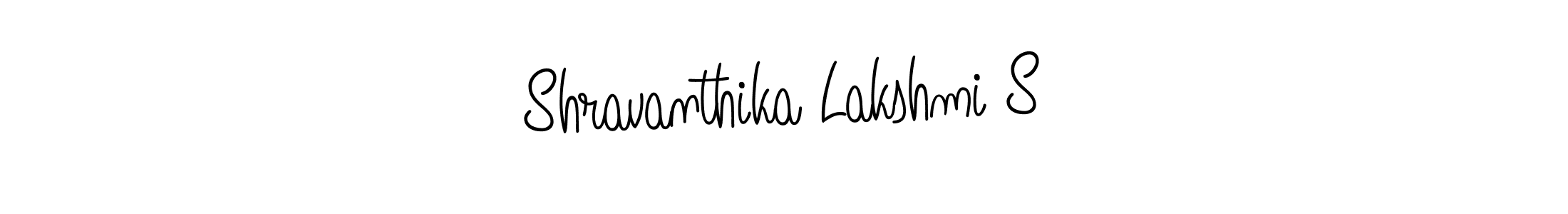 Make a short Shravanthika Lakshmi S signature style. Manage your documents anywhere anytime using Angelique-Rose-font-FFP. Create and add eSignatures, submit forms, share and send files easily. Shravanthika Lakshmi S signature style 5 images and pictures png