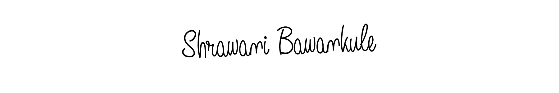 Create a beautiful signature design for name Shrawani Bawankule. With this signature (Angelique-Rose-font-FFP) fonts, you can make a handwritten signature for free. Shrawani Bawankule signature style 5 images and pictures png
