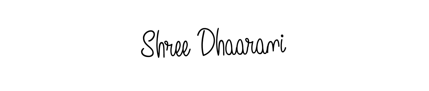 How to make Shree Dhaarani signature? Angelique-Rose-font-FFP is a professional autograph style. Create handwritten signature for Shree Dhaarani name. Shree Dhaarani signature style 5 images and pictures png