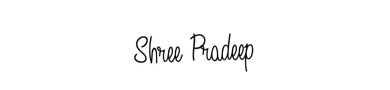 How to make Shree Pradeep signature? Angelique-Rose-font-FFP is a professional autograph style. Create handwritten signature for Shree Pradeep name. Shree Pradeep signature style 5 images and pictures png