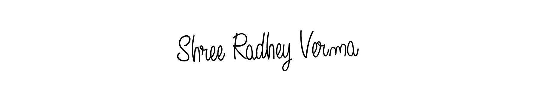 You can use this online signature creator to create a handwritten signature for the name Shree Radhey Verma. This is the best online autograph maker. Shree Radhey Verma signature style 5 images and pictures png