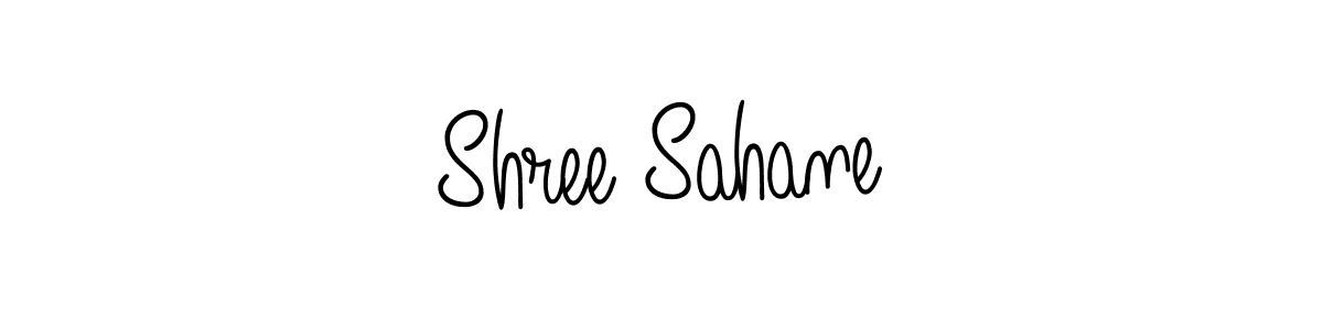 The best way (Angelique-Rose-font-FFP) to make a short signature is to pick only two or three words in your name. The name Shree Sahane include a total of six letters. For converting this name. Shree Sahane signature style 5 images and pictures png