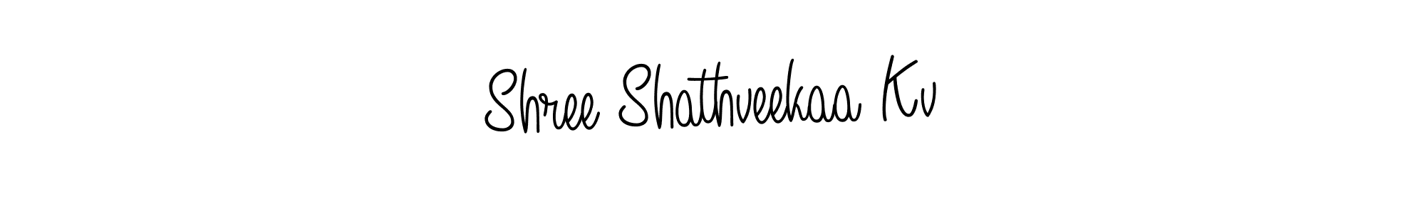 if you are searching for the best signature style for your name Shree Shathveekaa Kv. so please give up your signature search. here we have designed multiple signature styles  using Angelique-Rose-font-FFP. Shree Shathveekaa Kv signature style 5 images and pictures png