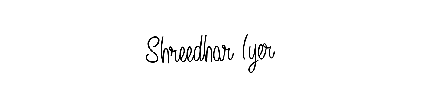 Make a short Shreedhar Iyer signature style. Manage your documents anywhere anytime using Angelique-Rose-font-FFP. Create and add eSignatures, submit forms, share and send files easily. Shreedhar Iyer signature style 5 images and pictures png