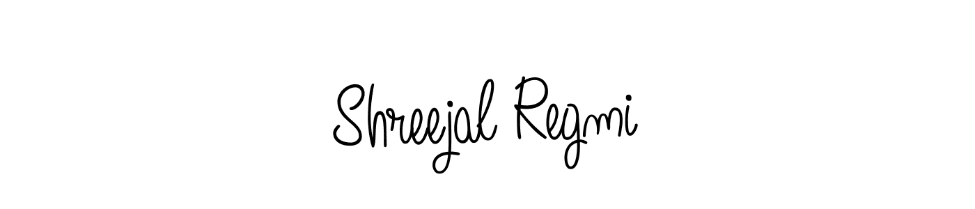 Make a beautiful signature design for name Shreejal Regmi. Use this online signature maker to create a handwritten signature for free. Shreejal Regmi signature style 5 images and pictures png