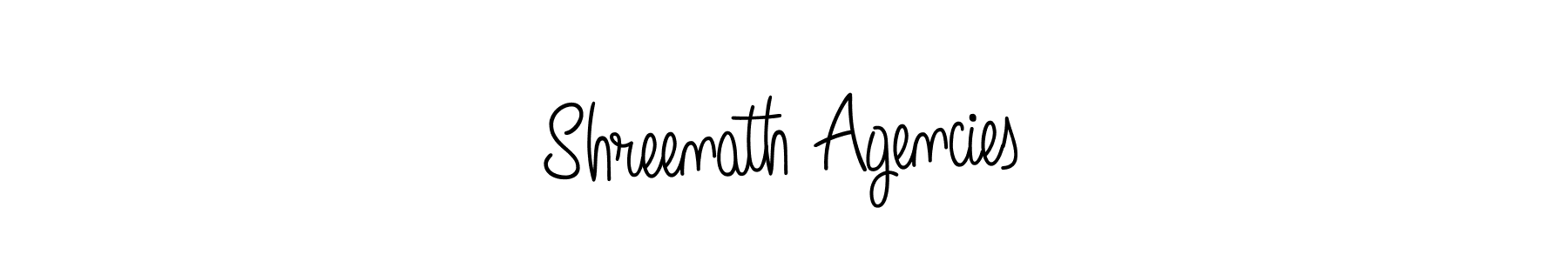 You can use this online signature creator to create a handwritten signature for the name Shreenath Agencies. This is the best online autograph maker. Shreenath Agencies signature style 5 images and pictures png