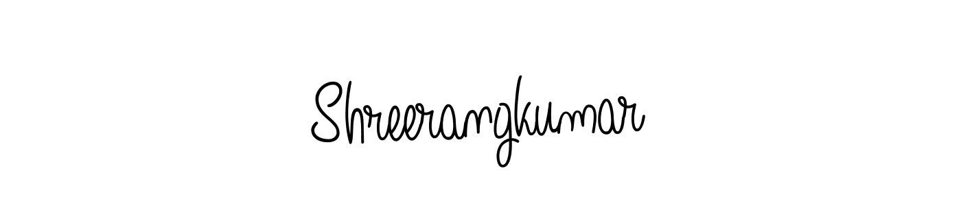 Design your own signature with our free online signature maker. With this signature software, you can create a handwritten (Angelique-Rose-font-FFP) signature for name Shreerangkumar. Shreerangkumar signature style 5 images and pictures png