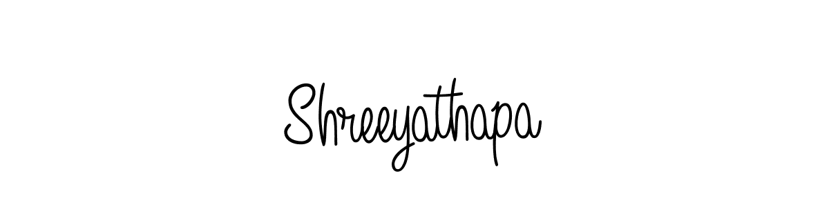 Shreeyathapa stylish signature style. Best Handwritten Sign (Angelique-Rose-font-FFP) for my name. Handwritten Signature Collection Ideas for my name Shreeyathapa. Shreeyathapa signature style 5 images and pictures png