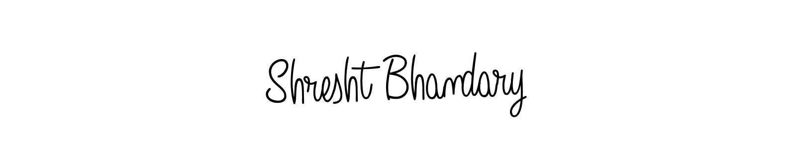 How to Draw Shresht Bhandary signature style? Angelique-Rose-font-FFP is a latest design signature styles for name Shresht Bhandary. Shresht Bhandary signature style 5 images and pictures png