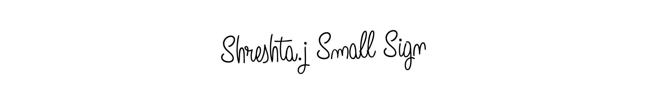 You should practise on your own different ways (Angelique-Rose-font-FFP) to write your name (Shreshta.j Small Sign) in signature. don't let someone else do it for you. Shreshta.j Small Sign signature style 5 images and pictures png