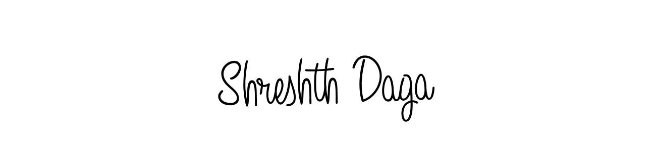 How to make Shreshth Daga signature? Angelique-Rose-font-FFP is a professional autograph style. Create handwritten signature for Shreshth Daga name. Shreshth Daga signature style 5 images and pictures png