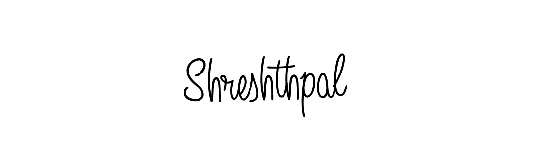 How to make Shreshthpal signature? Angelique-Rose-font-FFP is a professional autograph style. Create handwritten signature for Shreshthpal name. Shreshthpal signature style 5 images and pictures png