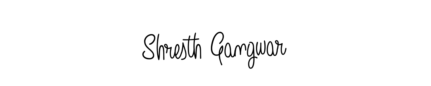 How to make Shresth Gangwar signature? Angelique-Rose-font-FFP is a professional autograph style. Create handwritten signature for Shresth Gangwar name. Shresth Gangwar signature style 5 images and pictures png