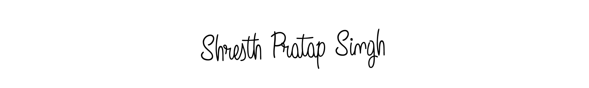 How to make Shresth Pratap Singh name signature. Use Angelique-Rose-font-FFP style for creating short signs online. This is the latest handwritten sign. Shresth Pratap Singh signature style 5 images and pictures png