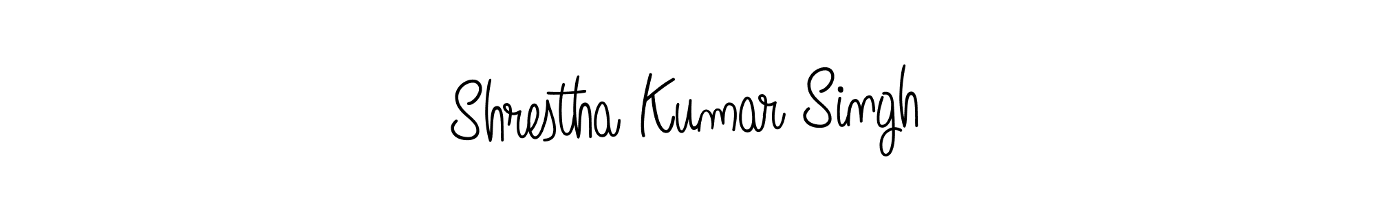 Create a beautiful signature design for name Shrestha Kumar Singh. With this signature (Angelique-Rose-font-FFP) fonts, you can make a handwritten signature for free. Shrestha Kumar Singh signature style 5 images and pictures png