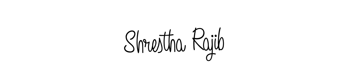 Also we have Shrestha Rajib name is the best signature style. Create professional handwritten signature collection using Angelique-Rose-font-FFP autograph style. Shrestha Rajib signature style 5 images and pictures png