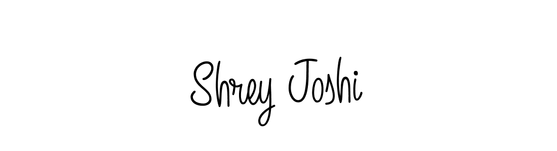 How to make Shrey Joshi name signature. Use Angelique-Rose-font-FFP style for creating short signs online. This is the latest handwritten sign. Shrey Joshi signature style 5 images and pictures png