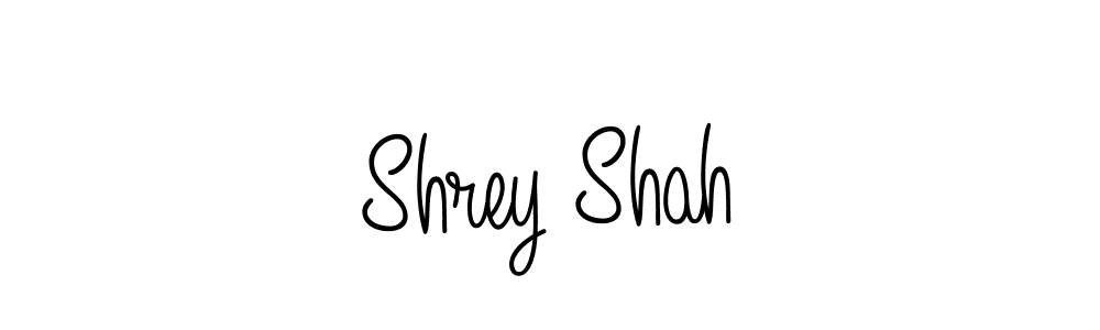 Make a beautiful signature design for name Shrey Shah. With this signature (Angelique-Rose-font-FFP) style, you can create a handwritten signature for free. Shrey Shah signature style 5 images and pictures png