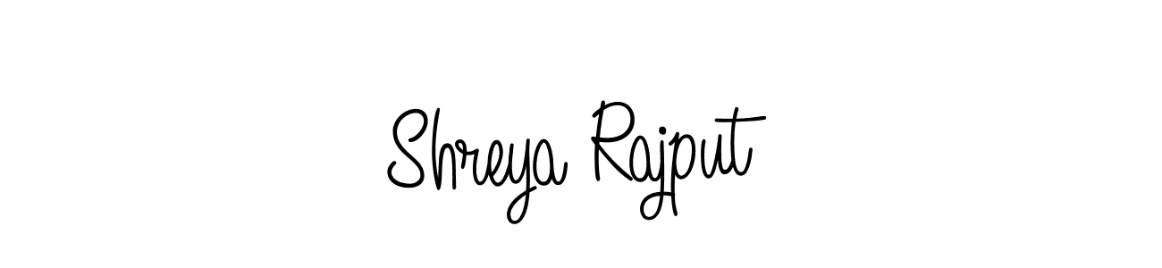 Design your own signature with our free online signature maker. With this signature software, you can create a handwritten (Angelique-Rose-font-FFP) signature for name Shreya Rajput. Shreya Rajput signature style 5 images and pictures png