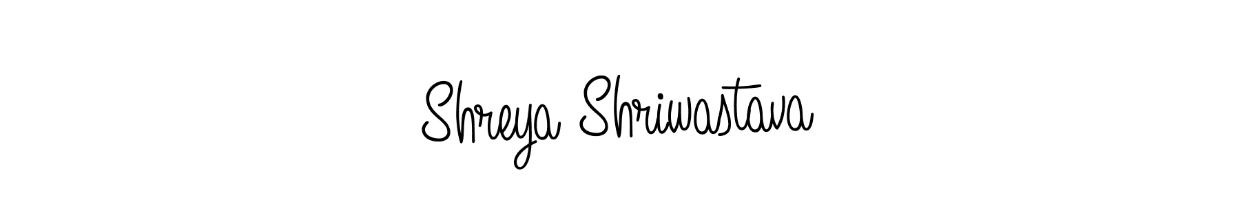 Use a signature maker to create a handwritten signature online. With this signature software, you can design (Angelique-Rose-font-FFP) your own signature for name Shreya Shriwastava. Shreya Shriwastava signature style 5 images and pictures png