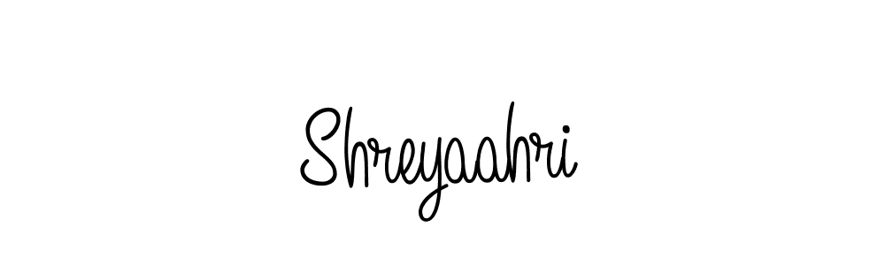 Design your own signature with our free online signature maker. With this signature software, you can create a handwritten (Angelique-Rose-font-FFP) signature for name Shreyaahri. Shreyaahri signature style 5 images and pictures png