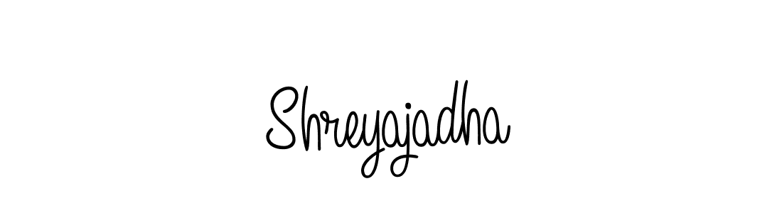 Design your own signature with our free online signature maker. With this signature software, you can create a handwritten (Angelique-Rose-font-FFP) signature for name Shreyajadha. Shreyajadha signature style 5 images and pictures png