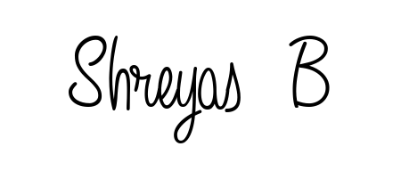 The best way (Angelique-Rose-font-FFP) to make a short signature is to pick only two or three words in your name. For converting this name Shreyas  B. Shreyas  B signature style 5 images and pictures png
