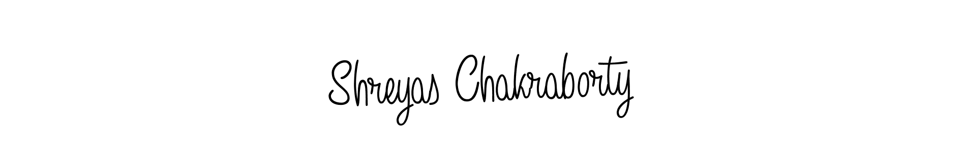 Make a beautiful signature design for name Shreyas Chakraborty. With this signature (Angelique-Rose-font-FFP) style, you can create a handwritten signature for free. Shreyas Chakraborty signature style 5 images and pictures png