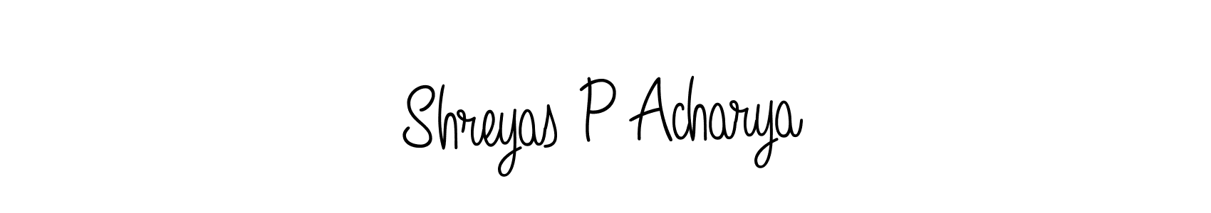 Make a short Shreyas P Acharya signature style. Manage your documents anywhere anytime using Angelique-Rose-font-FFP. Create and add eSignatures, submit forms, share and send files easily. Shreyas P Acharya signature style 5 images and pictures png