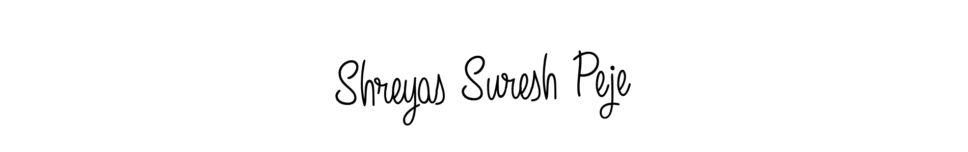 Make a beautiful signature design for name Shreyas Suresh Peje. Use this online signature maker to create a handwritten signature for free. Shreyas Suresh Peje signature style 5 images and pictures png