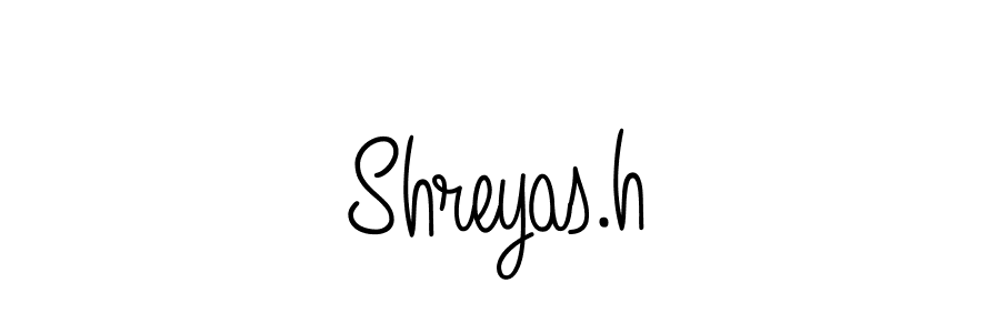 Make a beautiful signature design for name Shreyas.h. Use this online signature maker to create a handwritten signature for free. Shreyas.h signature style 5 images and pictures png