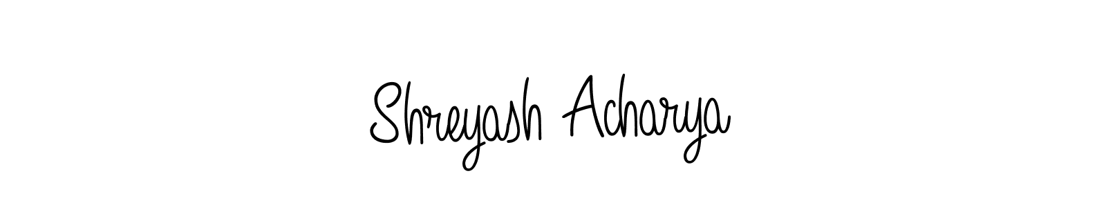 Also You can easily find your signature by using the search form. We will create Shreyash Acharya name handwritten signature images for you free of cost using Angelique-Rose-font-FFP sign style. Shreyash Acharya signature style 5 images and pictures png