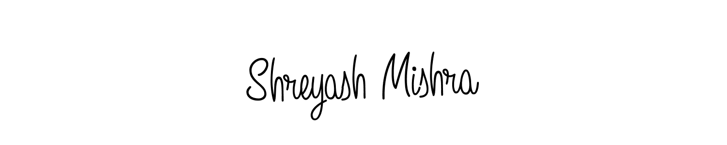 Design your own signature with our free online signature maker. With this signature software, you can create a handwritten (Angelique-Rose-font-FFP) signature for name Shreyash Mishra. Shreyash Mishra signature style 5 images and pictures png