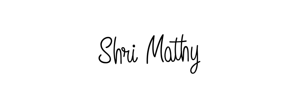 Also we have Shri Mathy name is the best signature style. Create professional handwritten signature collection using Angelique-Rose-font-FFP autograph style. Shri Mathy signature style 5 images and pictures png