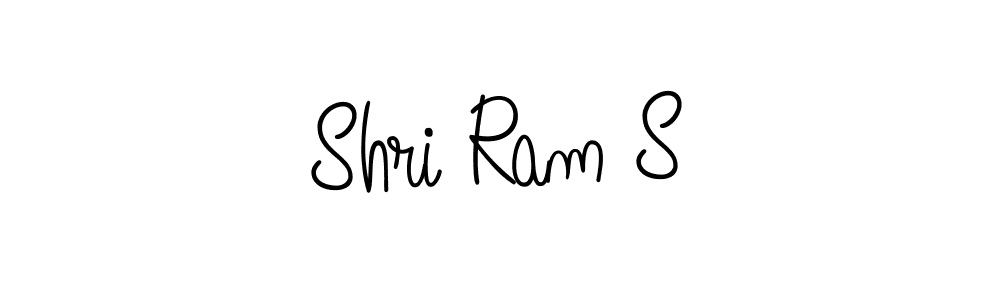 You should practise on your own different ways (Angelique-Rose-font-FFP) to write your name (Shri Ram S) in signature. don't let someone else do it for you. Shri Ram S signature style 5 images and pictures png