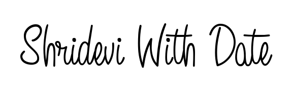 Angelique-Rose-font-FFP is a professional signature style that is perfect for those who want to add a touch of class to their signature. Get Shridevi With Date name fancy signature for free. Shridevi With Date signature style 5 images and pictures png