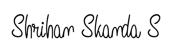 Upgrade your professional image with Shrihan Skanda S signature created with Angelique-Rose-font-FFP font. Fast, free, and watermark-free download. Shrihan Skanda S signature style 5 images and pictures png