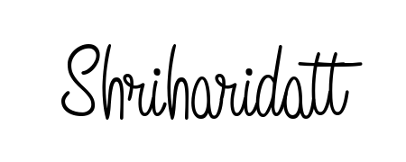 How to make Shriharidatt name signature. Use Angelique-Rose-font-FFP style for creating short signs online. This is the latest handwritten sign. Shriharidatt signature style 5 images and pictures png