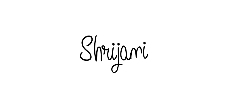 Design your own signature with our free online signature maker. With this signature software, you can create a handwritten (Angelique-Rose-font-FFP) signature for name Shrijani. Shrijani signature style 5 images and pictures png