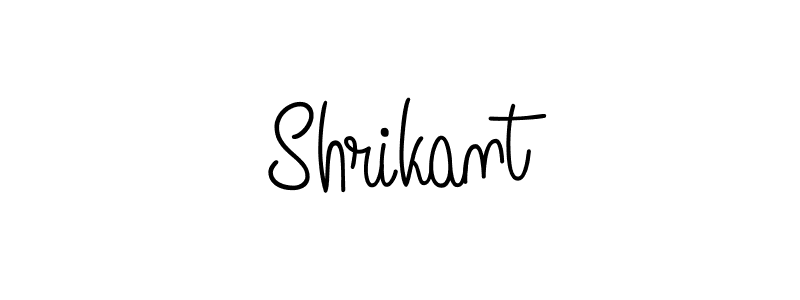 Create a beautiful signature design for name Shrikant. With this signature (Angelique-Rose-font-FFP) fonts, you can make a handwritten signature for free. Shrikant signature style 5 images and pictures png