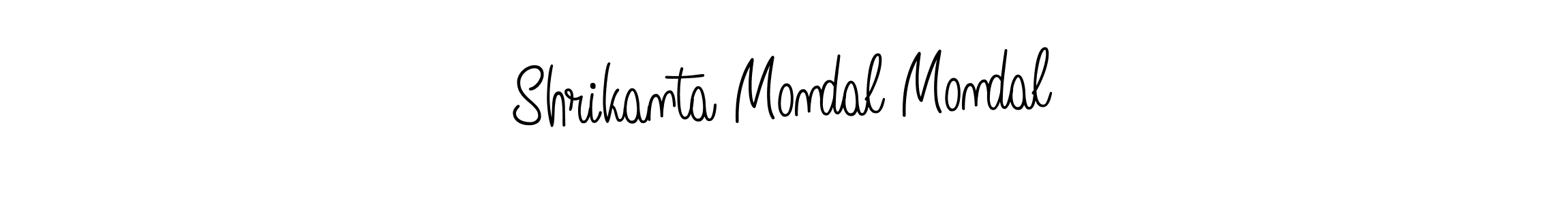 It looks lik you need a new signature style for name Shrikanta Mondal Mondal. Design unique handwritten (Angelique-Rose-font-FFP) signature with our free signature maker in just a few clicks. Shrikanta Mondal Mondal signature style 5 images and pictures png