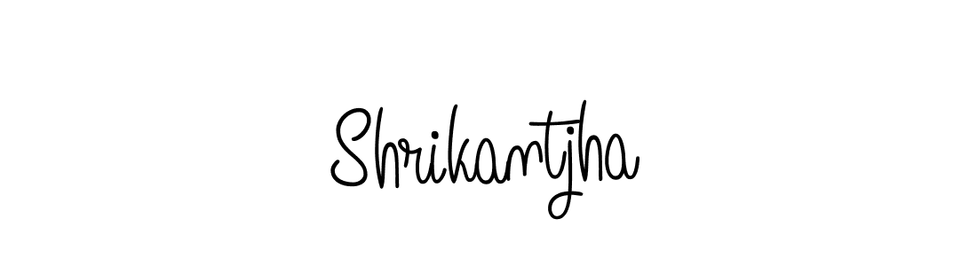 Shrikantjha stylish signature style. Best Handwritten Sign (Angelique-Rose-font-FFP) for my name. Handwritten Signature Collection Ideas for my name Shrikantjha. Shrikantjha signature style 5 images and pictures png